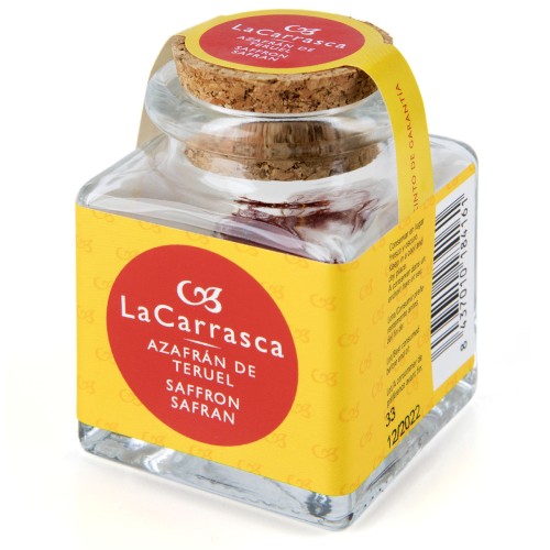 Azafran tradicional 1g. bote de cristal
