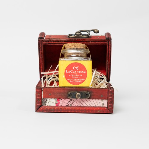 Azafran tradicional 1g. bote de cristal